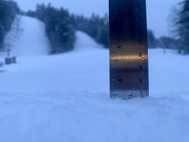 King Pine Ski Area Final Week Snowfall: 3.5 Inches of Fresh Powder to Close Out the Season